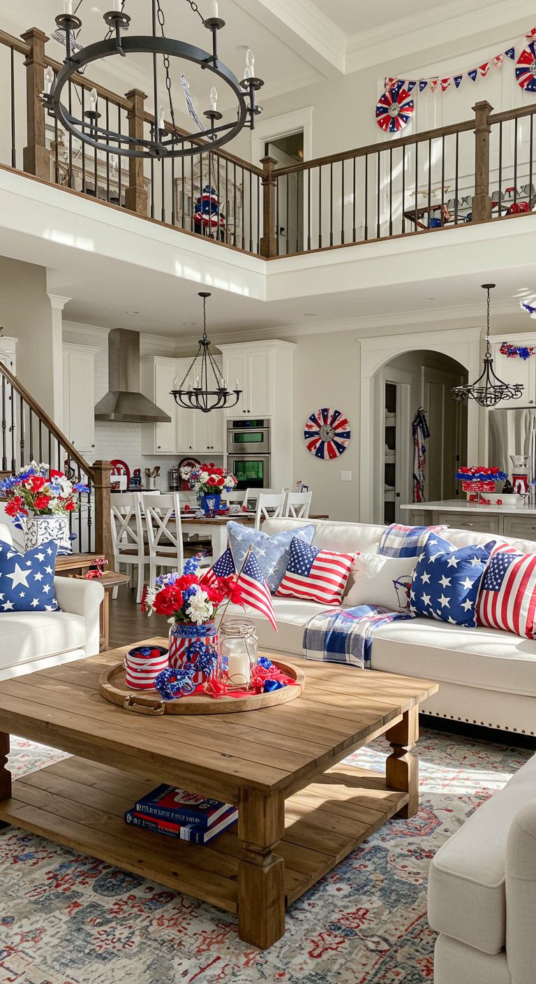 Patriotic 4th of July Home Decor
